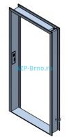 Рама для наружных дверей из нержавеющей стали NZE AZP Brno Чехия (фото, схема)