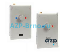 Антивандальный душевой смеситель с кнопкой пьезо AUS 2P AZP Brno Чехия (фото, схема)