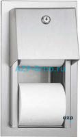 Встроенный держатель туалетной бумаги 4003 AZP Brno Чехия (фото, схема)