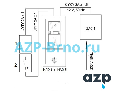 Монетный автомат для открывания двери MAD 5 AZP Brno Чехия (фото, схема) Монетный автомат для открывания двери MAD 5 AZP Brno Чехия (фото, схема)